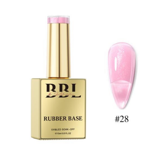 Rubber Base Nude Rosé pailleté